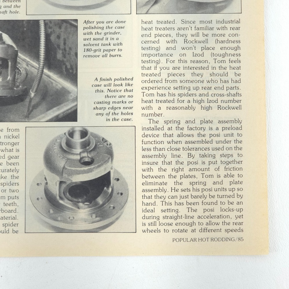 GM Eaton Rear Positraction Tune-Up 3 Pg How To Article 1979 Popular Hot Rodding - Picture 11 of 16